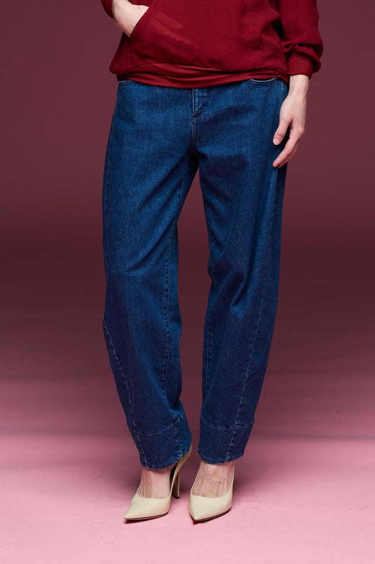 Pantalone Carrot in Denim 05FU 4109