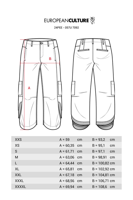 Cargo Pants Garment-Dyed - Size